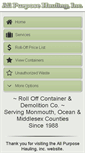 Mobile Screenshot of allpurposehauling.com